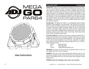 ADJ MEGA GO PAR64 User Instructions