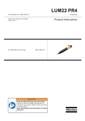 Atlas Copco LUM22 PR4 Product Instructions