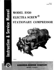 Gardner Denver ELECTRA SCREW ES30 Instructions/Service Manual