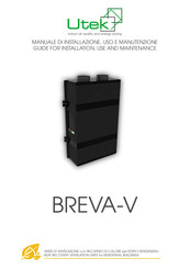 UTEK BREVA-V 1 Manual For Installation, Use And Maintenance