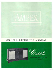 Ampex Concerto 5200 Series Owner's Reference Manual