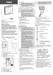 Hager RE 612X Series Manual