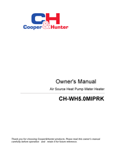 Cooper & Hunter CH-WH5.0MIPRK Owner's Manual