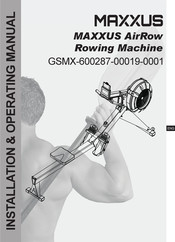 Maxxus AirRow GSMX-600287-00019-0001 Installation & Operating Manual