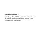 LaCie LAC9000633 User Manual