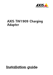 Axis TW1909 Installation Manual