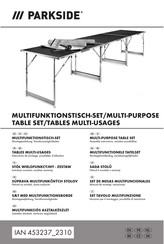 Parkside HG04967 Assembly Instructions, Variation Possibilities