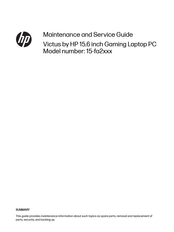 HP 15-fa2 Series Maintenance And Service Manual