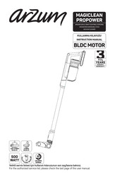 Arzum MAGICLEAN PROPOWER AR4208 Instruction Manual