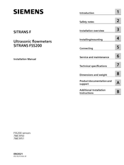 Siemens SITRANS FS220 Installation Manual