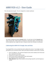 PMFoundations 6080 VCO User Manual
