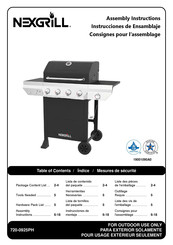 Nexgrill 720-0925PH Assembly Instructions Manual