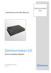 Munters ROTEM Communicator 2.0 Installation And User Manual