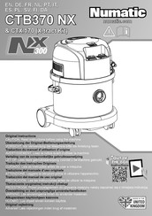 Numatic NX300 CTX.170 Original Instructions Manual