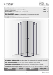Artweger PRESTIGE ETR2 Series Assembly Instructions Manual