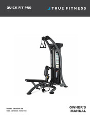 True Fitness QUICK FIT PRO SM1050H-19 Owner's Manual