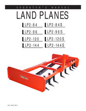 Tufline LAND PLANES LP2-96S Operator's Manual