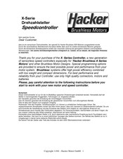 Hacker X-7 Manual