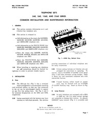 AT&T 540 Series Common Installation And Maintenance Information