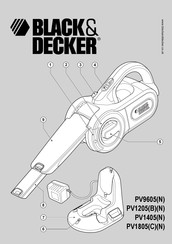 Black & Decker Dustbuster PV1205N Original Instructions Manual