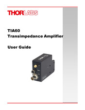 THORLABS TIA60 User Manual