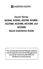 Western Digital AC21000 Quick Installation Manual