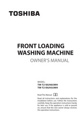 Toshiba TW-T21BU95UWH Owner's Manual