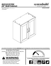 Systembuild Evolution 4621412COM Instruction Booklet