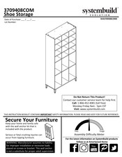 Systembuild Evolution 3709408COM Instruction Booklet