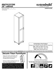 Systembuild Evolution 4847412COM Instruction Booklet