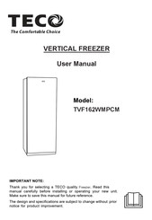 TECO TVF162WMPCM User Manual