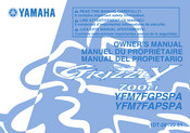 Yamaha YFM7FAPSPA Owner's Manual