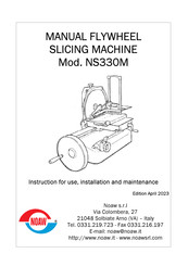 Noaw 330 Instructions For Use, Installation And Maintenance