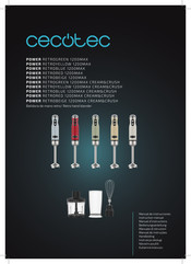 cecotec POWER RETROGREEN 1200MAX Instruction Manual