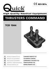 Quick TCD 1044 Manual For Use And Installation