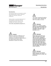 HAEGER 824 OneTouch-3 Operating Instructions Manual