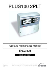 Pego PLUS200 2PLT Use And Maintenance Manual