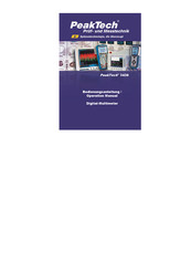 Peaktech P3430 Operation Manual