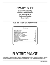 Frigidaire MEF331BHWB Owner's Manual