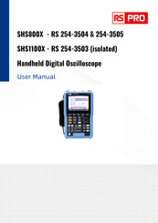 RS PRO RS 254-3504 User Manual
