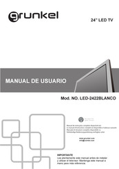 Grunkel LED-2422BLANCO User Manual