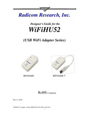 Radicom Research WiFiHU52 Designer's Manual