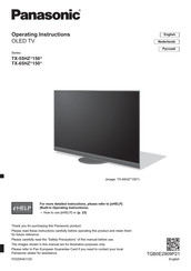 Panasonic TX-55HZC1505 Operating Instructions Manual