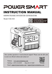 Power smart DL5040 Instruction Manual
