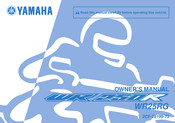 Yamaha WR 250R 2015 Owner's Manual