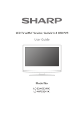Sharp LC-32HG3241K User Manual