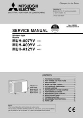 Mitsubishi Electric MUH-A12YV-E1 Service Manual