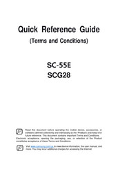 Samsung SCG28 Quick Reference Manual