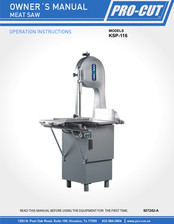 Pro-Cut KSP-116 Owner's Manual