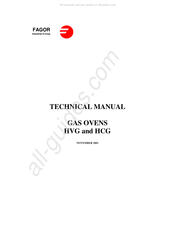 Fagor HVG Series Technical Manual